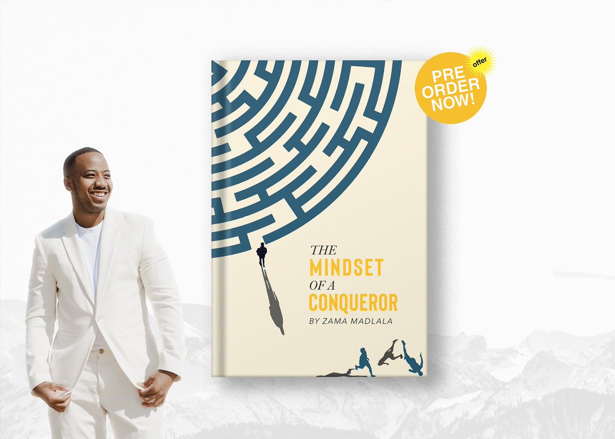 Secure your copy of 'The Mindset of a Conqueror' by pre-ordering today! 

Pre-order link: forms.gle/z4PpnrPhmbdMPd…

I'm thrilled to present my debut book,to you. The official online launch is the 1st Sept, but pre-orders will receive priority and be delivered ahead of the launch.