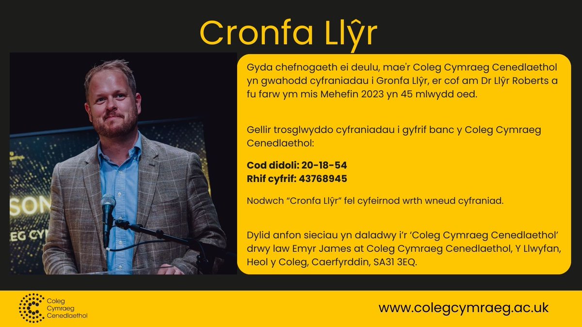 Coleg Cymraeg tweet media