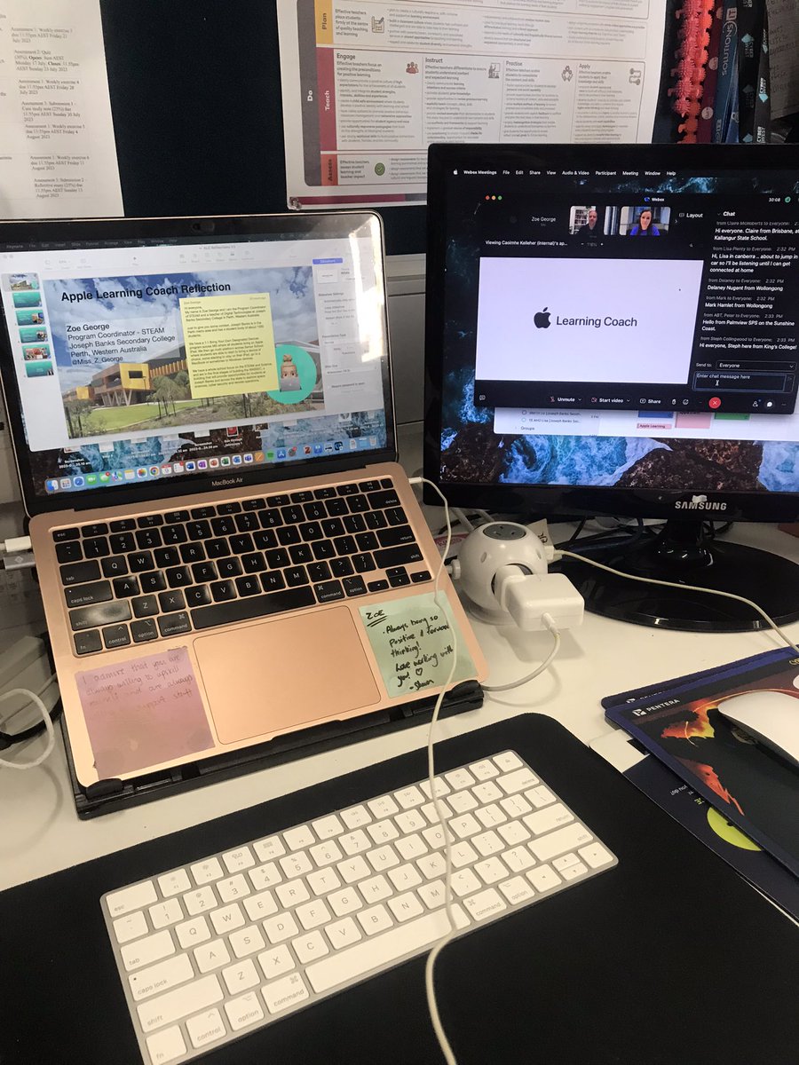 Big thanks to everyone that attended todays #AppleLearningCoach Reflection event! 
I was honoured to be asked to share my reflections and work from the program with educators across Australia and New Zealand! Some amazing journeys and connections!
<a href="/AppleEDU/">Apple Education</a>