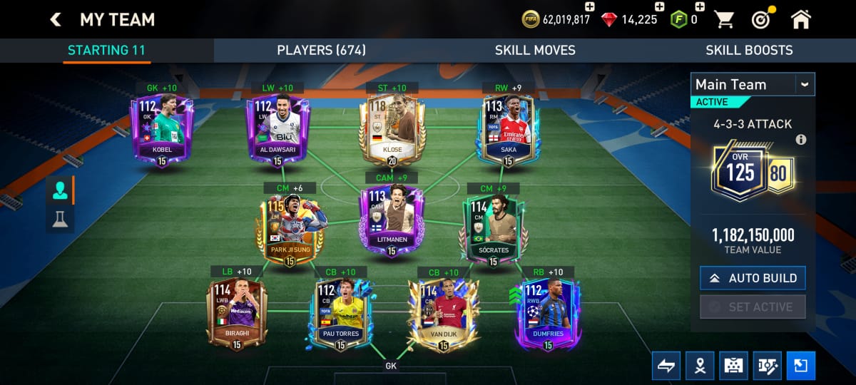 My #fifamobile team after 2 weeks. #roadtochampion 
Follow my Fifa Mobile Road to Champion Journey here : youtube.com/@mtgaming040
New EA FC Mobile Fans let's follow each other.
#eafcmobile #fifamobile23 #fifamobileteamprogress