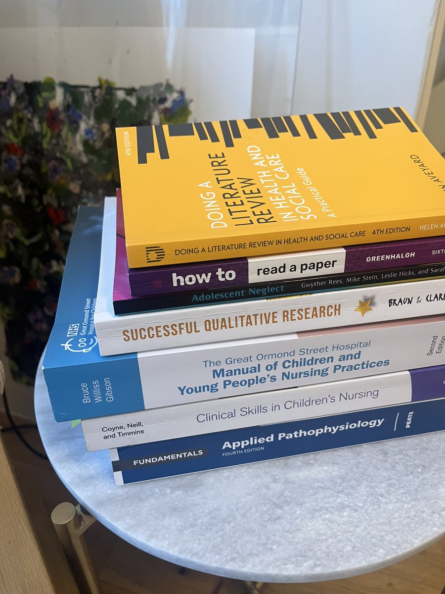 Shout out to these incredible books along with countless research papers, guidelines and policies that have got me through submitting 10,000 words in the past three days. Roll on year three! Future child nurse incoming…
