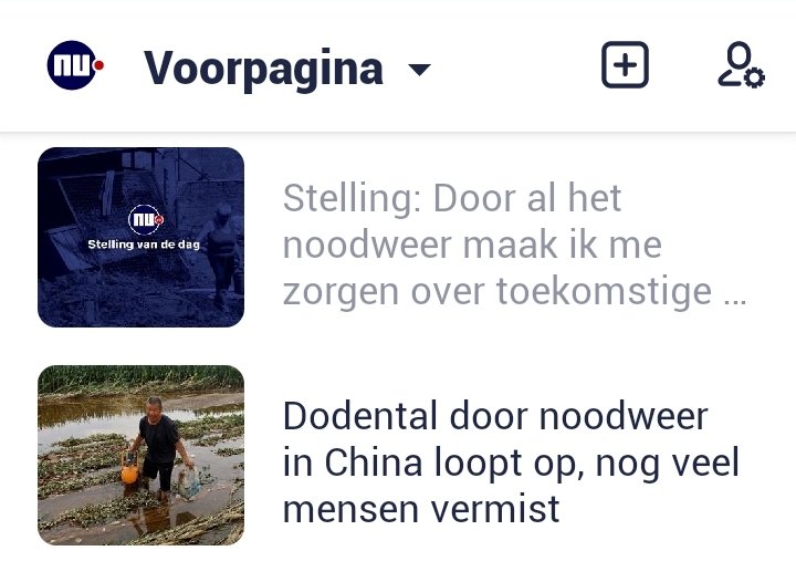 toekomstige generaties, dacht ik in al mijn onschuld