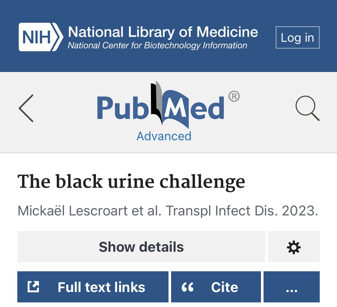 Si tu paciente con #CEFIDEROCOL comienza con #OrinaOscura👇🏻📸antes d pensar en hematuria🩸🚽asegúrate q no se le ha administrado #hierro IV: cefiderocol(CPR siderófora)actúa como quelante dl hierro y se eliminan juntos en orina.Autolimitado y no patológico onlinelibrary.wiley.com/doi/10.1111/ti…