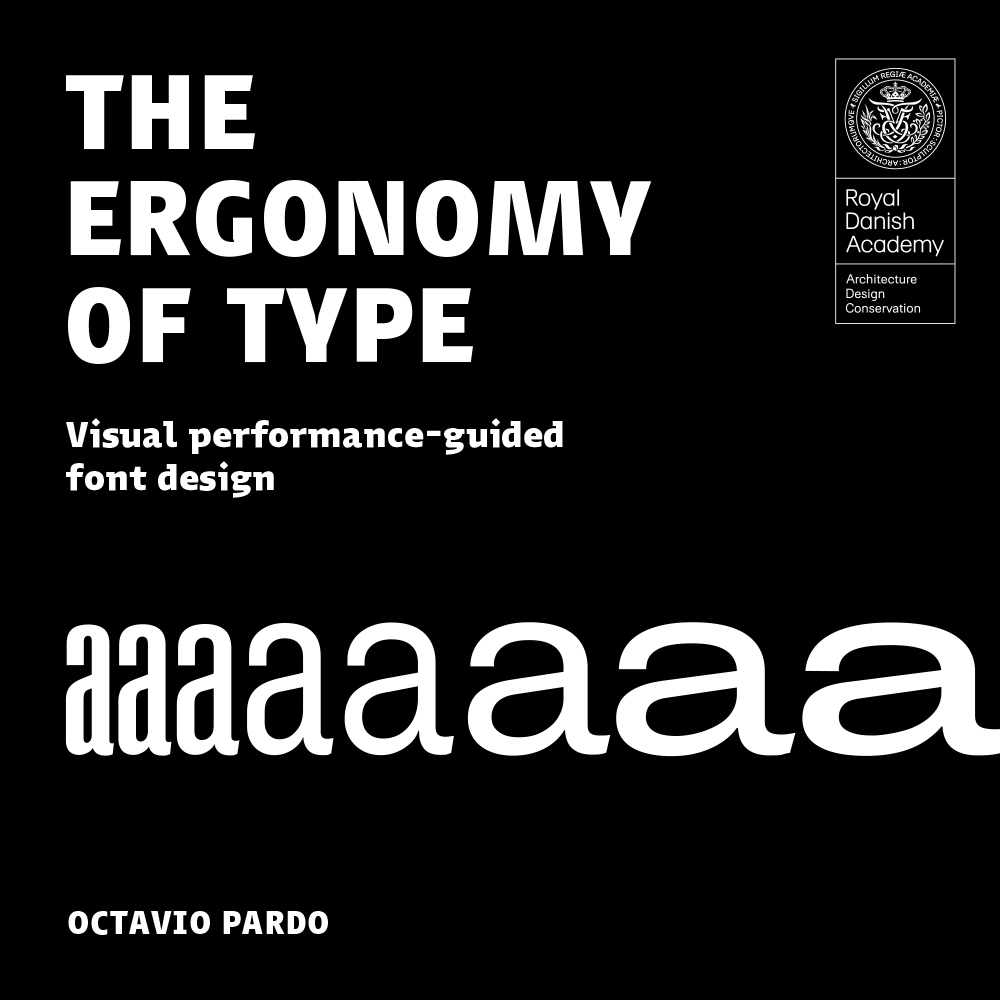 📚 Join us on Aug 18, 2:00 PM, as Octavio defends his thesis 'The Ergonomy of Type: Visual performance-guided font design' at @kglakademi. 🏛️ Auditorium 14, Building 68D, Philip de Langes Allé, 1435 Copenhagen. 🚀 Attend in person or follow online: mtr.cool/ytwgnaiwjm