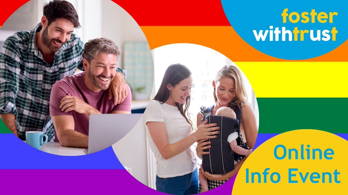 We're at local #PRIDE events to talk to the LGBTQ+ community about becoming foster carers and will also be holding a focused online information event too...
🏳️‍🌈 Sat 26 Aug <a href="/SeahavenPride/">Seahaven Pride</a> 
🏳️‍🌈 Sun 27 Aug <a href="/HastingsPride/">Hastings Pride</a> 
🏳️‍🌈 Mon 11 Sept online info event 👇
🔗 ow.ly/W4fh50Pv2tk