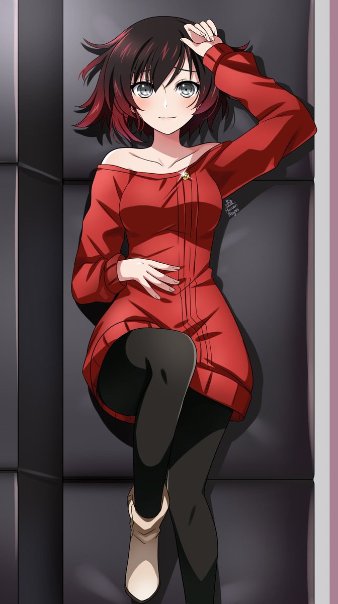 Ruby wearing Yor's Outfit [RWBY &amp; SpyXFamily] dlvr.it/StPLxb