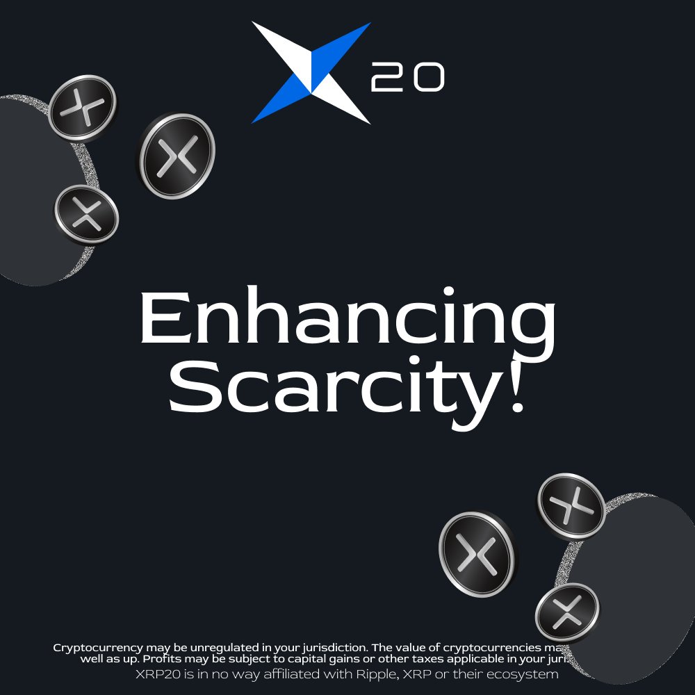 By allocating 10 billion #Tokens for burn, we're permanently removing them from circulation🔥 
 
Embrace the deflationary approach for a sustainable token with increased value over time💰 
 
Let's create a stronger and more valuable #XRP20 together!🌐
 
bit.ly/XRP20