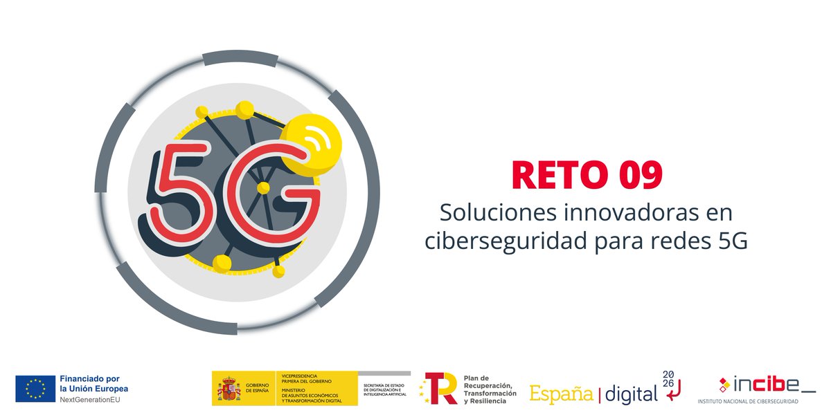 INCIBE's tweet image. 👏 @IndraCompany, @usal y #PlexusTech pondrán en marcha proyectos de #CPI para buscar soluciones innovadoras en #ciberseguridad para redes #5G, con una dotación de casi 5 millones de euros 💵.

🔗 Más info: incibe.es/industria-cpi

#IndustriaCPI