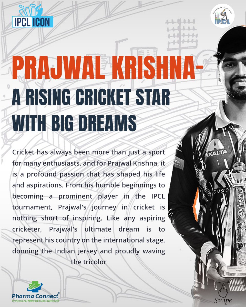 PharmaConnect's tweet image. We at Pharma Connect are proud to witness the cricket skills of few magnificent players during the Indian Pharma Cricket League Season 2 tournament. Read to know more about the journey of one such outstanding performer!
 pharmaconnect.co.in
#cricket #ipcl #pharmaconnect