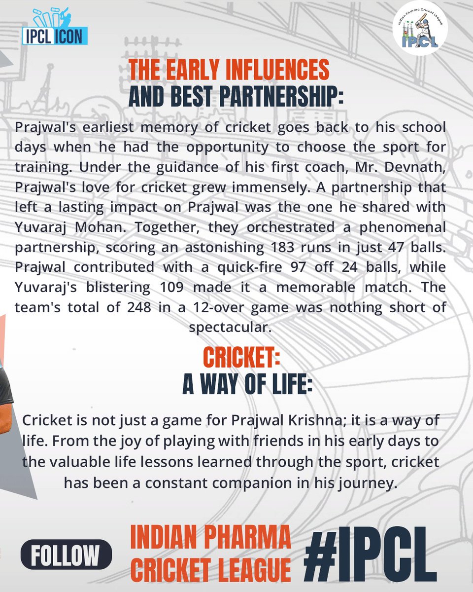 PharmaConnect's tweet image. We at Pharma Connect are proud to witness the cricket skills of few magnificent players during the Indian Pharma Cricket League Season 2 tournament. Read to know more about the journey of one such outstanding performer!
 pharmaconnect.co.in
#cricket #ipcl #pharmaconnect