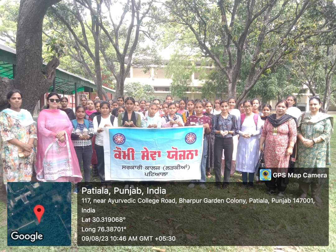 gcgpatiala's tweet photo. Inauguration of MERI MAATI MERA DESH Campaign!
NSS Department of Govt College for Girls, Patiala, has taken a momentous step towards a greener and cleaner India.
#MERIMAATIMERADESH #ProudToServeTheNation #NSSDepartment #govtcollegeforgirlspatiala https://t.co/1Qc6wCFJxU