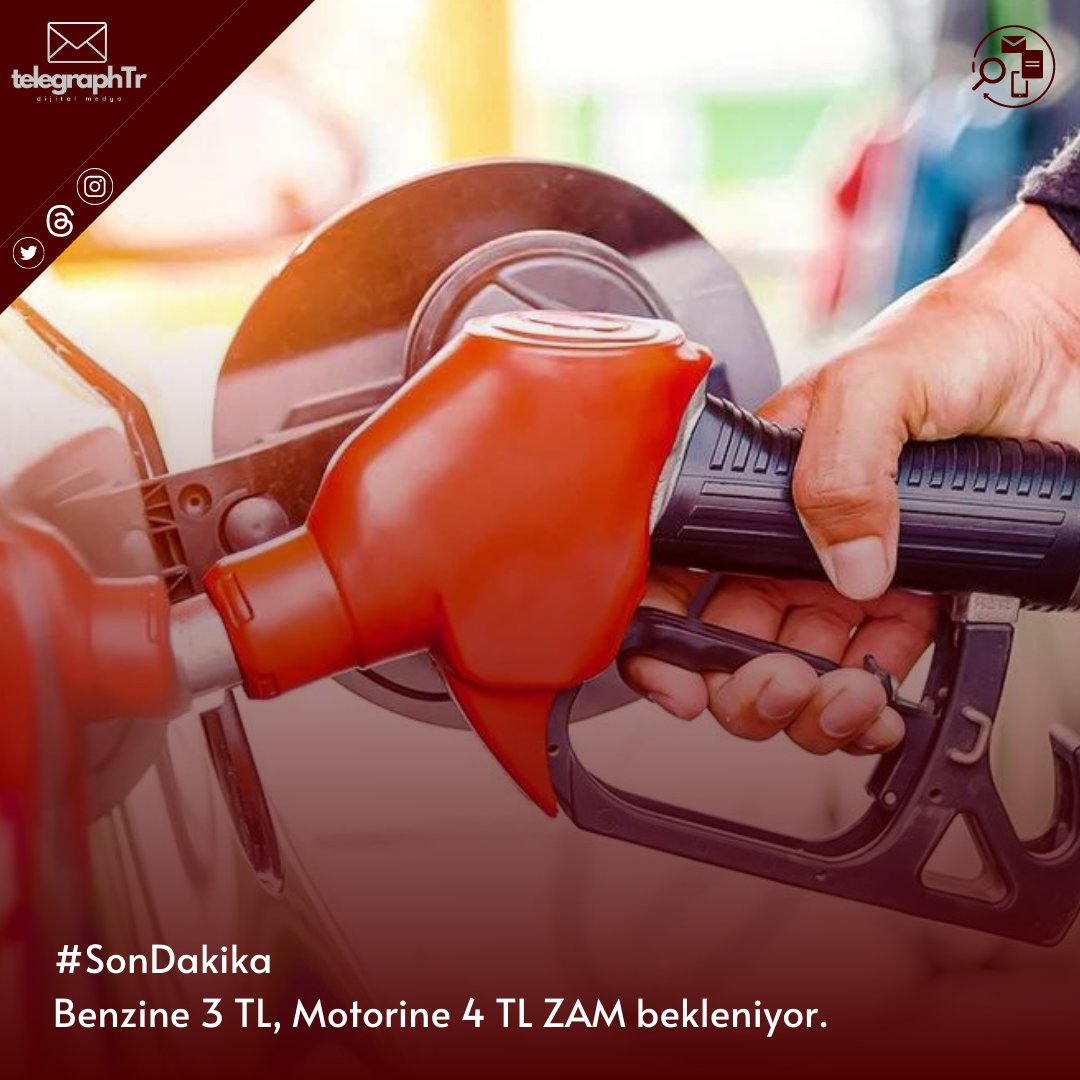 #SonDakika
Benzine 3 TL, Motorine 4 TL ZAM bekleniyor.

#motorin #Ankara #deprem #zamlar #benzin #Benzine3 #RecepTayyipErdoğan #AkParti #COVID19 #Galatasaray #LISA #Kadiköy #motorine4 #akaryakıt #