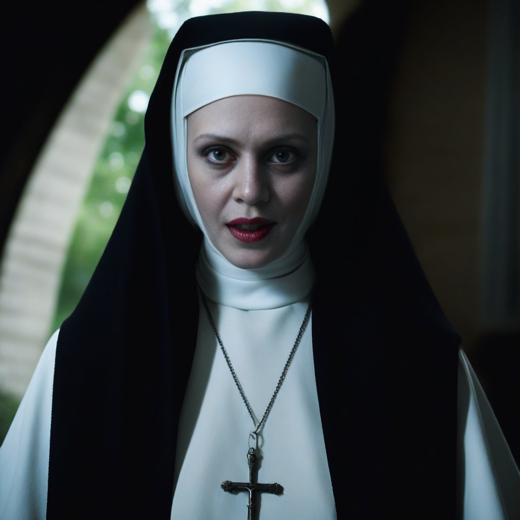 👻🎬 The horror continues to unfold in The Conjuring Universe with 'The Nun'! 💀🌟  #TheConjuringUniverse #TheNunMovie #HorrorFilm #ChillingStory #MalevolentDemon #ValakTheNun #HauntedConvent #ScaryMovieNight #SupernaturalHorror #NunHorror #HauntedConvent