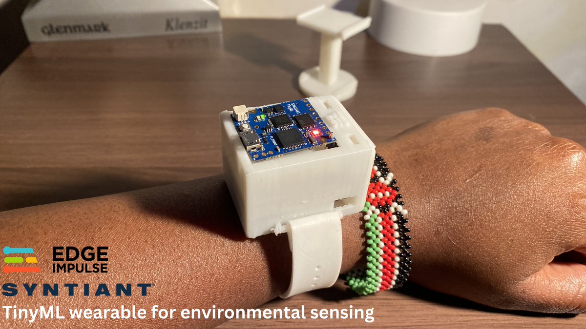 Just wrapped up an exciting #TinyML wearable for environmental sound monitoring 👂! Check out the details of the journey in this in-depth part 2 write-up! Powered by @Syntiantcorp's  TinyML board and @EdgeImpulse 👇

docs.edgeimpulse.com/experts/protot…