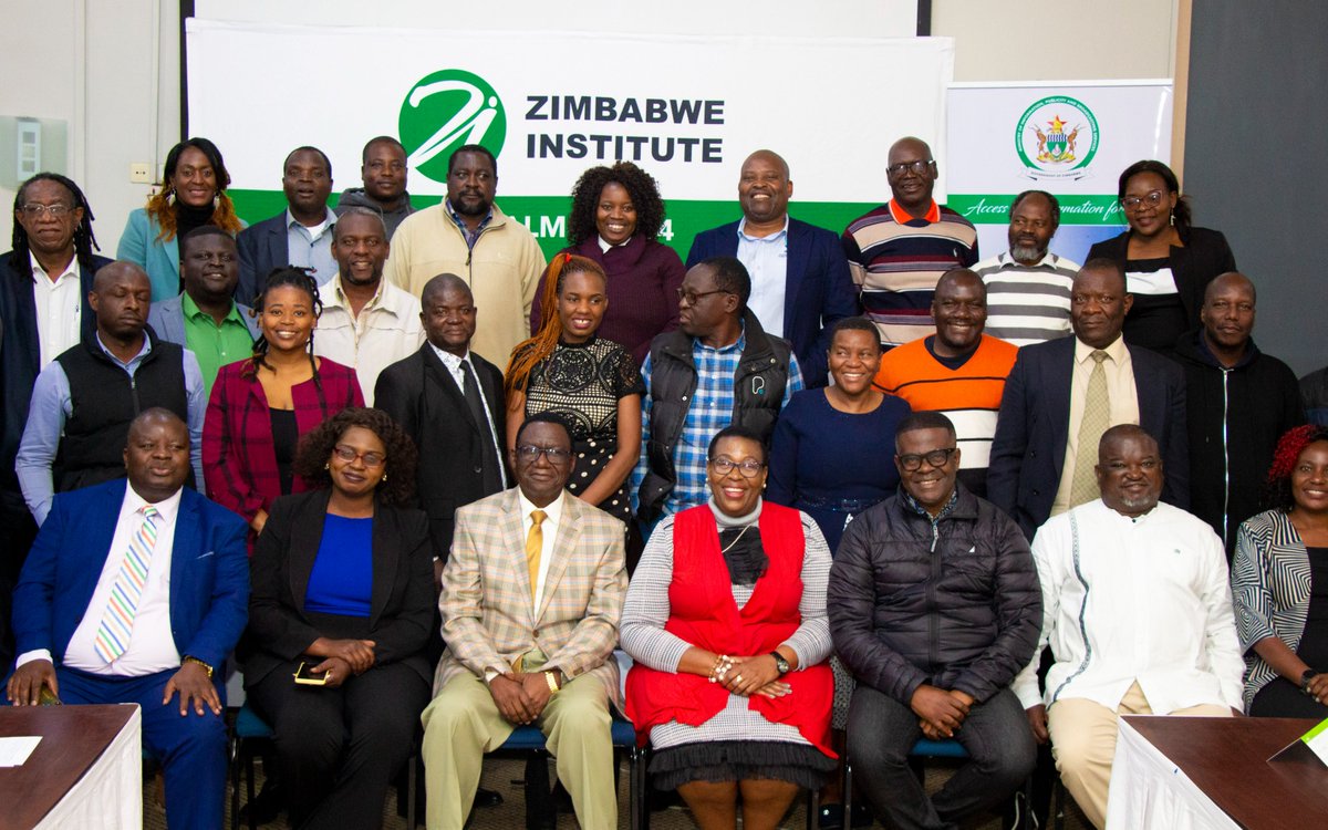 Ministry of Information, Publicity and Broadcasting Services in partnership with ZI hold a Workshop for Political Parties represented in Parliament, Public & Private Media, and Academia to reinforce the importance of the media in electoral processes. @InfoMinZW