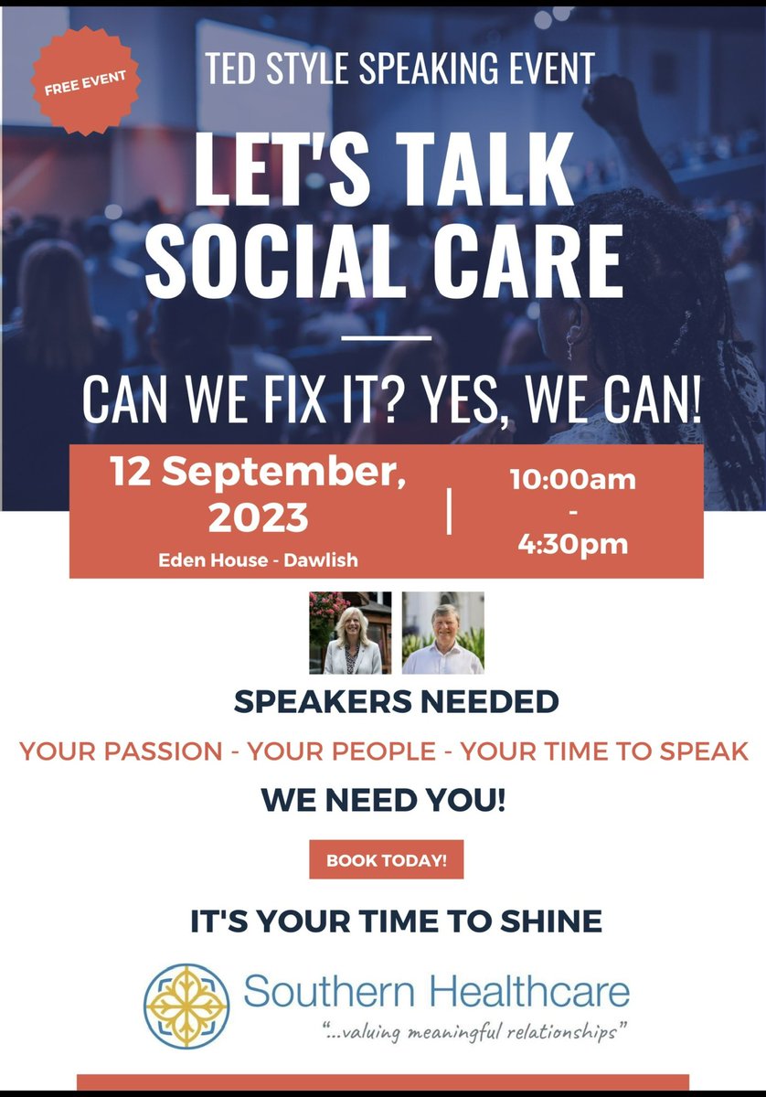 So…. I’m speaking for a tight, stirring, uplifting 18 minutes at our #TEDstyle event on the 12th.  I’ve just shared the title but not the content  ‘leadership, culture &amp; language in social care’. What should I say 🤔. <a href="/AdamDPurnell/">Adam Purnell MIHSCM💚 💙🏳️‍🌈</a> <a href="/Justacarehomeg1/">Just a care home girl</a> <a href="/AlyMcKechnie/">Alyson Vale</a> <a href="/GaryHodge1968/">Gary Hodge</a>