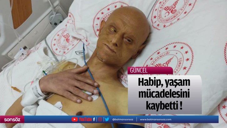 Ey Habip, ey garip, engelli bir dünyadaki dezavantajların karşılığını öteki alemde mutlak Âdil (CC) olan Rabbinden ziyadesiyle alman temennisiyle mekânın cennet olsun.

Habip’ten acı haber batmansonsoz.net/mobil/haber/ha…