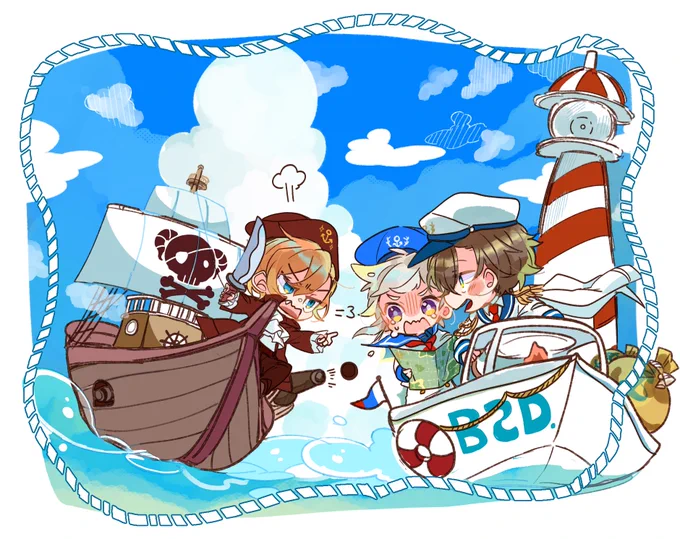 『これじゃぁ、どっちが海賊かわかりません!』