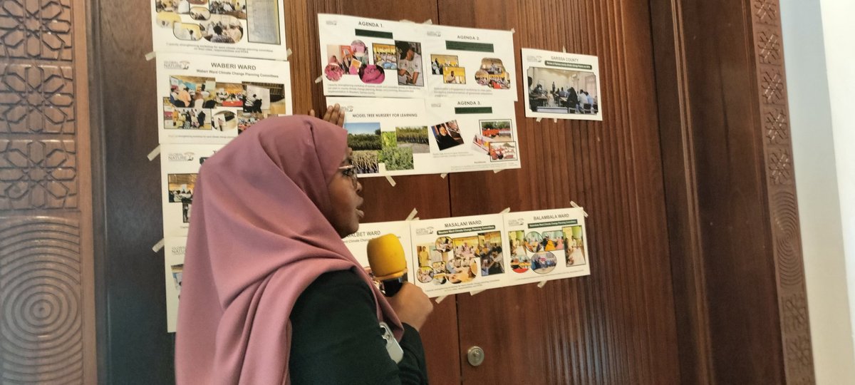 simonwachira's tweet photo. Global Nature Conservation team showcasing their great work in Garissa County where they work closely with the County Government to ensure that Climate Change Funds flow to communities. @PacidaKenya @hivosroea @vincentondieki5 @MaithyaNdinda @munakab @WeAreVCA https://t.co/JjFIAtaqKB
