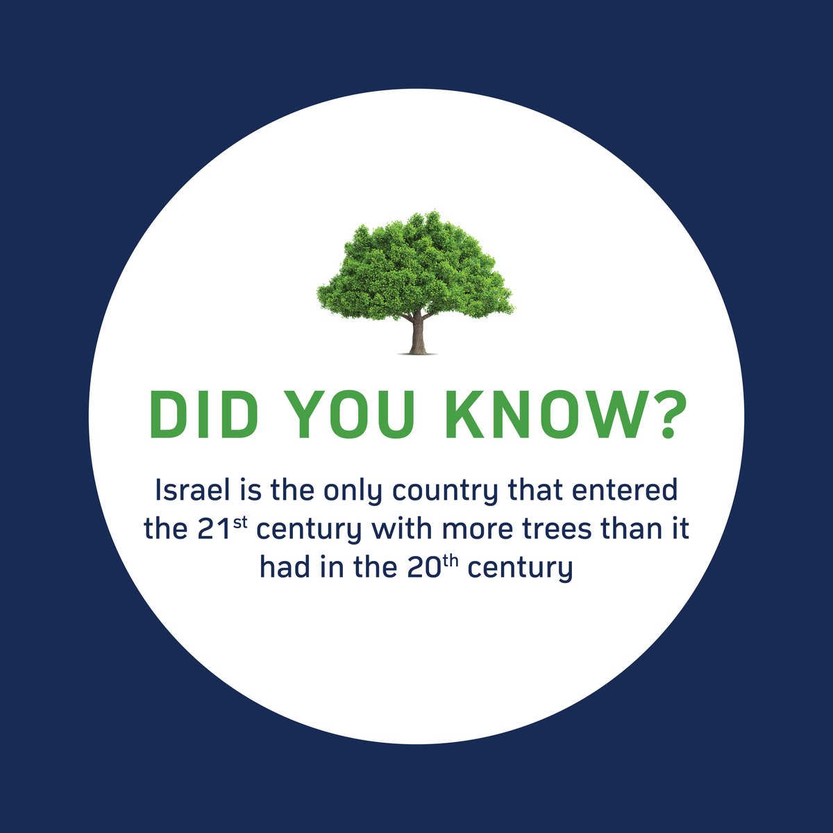 JNFUSA's tweet photo. Since 1901, we have supported the planting of over 260 million trees across the land of Israel. You can be part of this incredible achievement by donating trees right here --> https://t.co/Nc1BUnnLgz

#PlantTrees #Israel #ThisIsZionism #PoweredByJNF https://t.co/TqLO4qGiaT