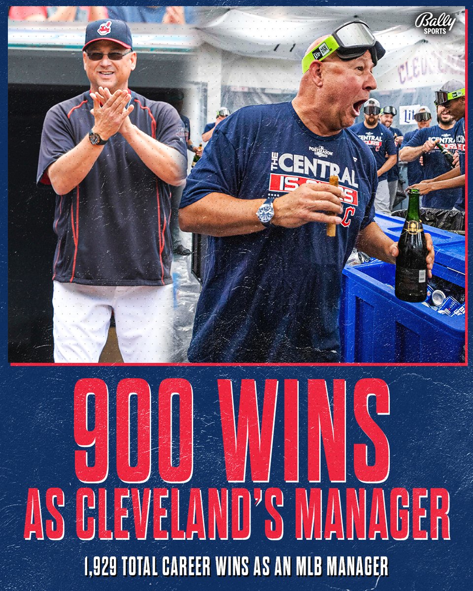 FanDuelSN_CLE's tweet image. On Tuesday's victory against Toronto, Terry Francona earned his 900th career win as a manager for Cleveland.

Congratulations Tito!

#ForTheLand