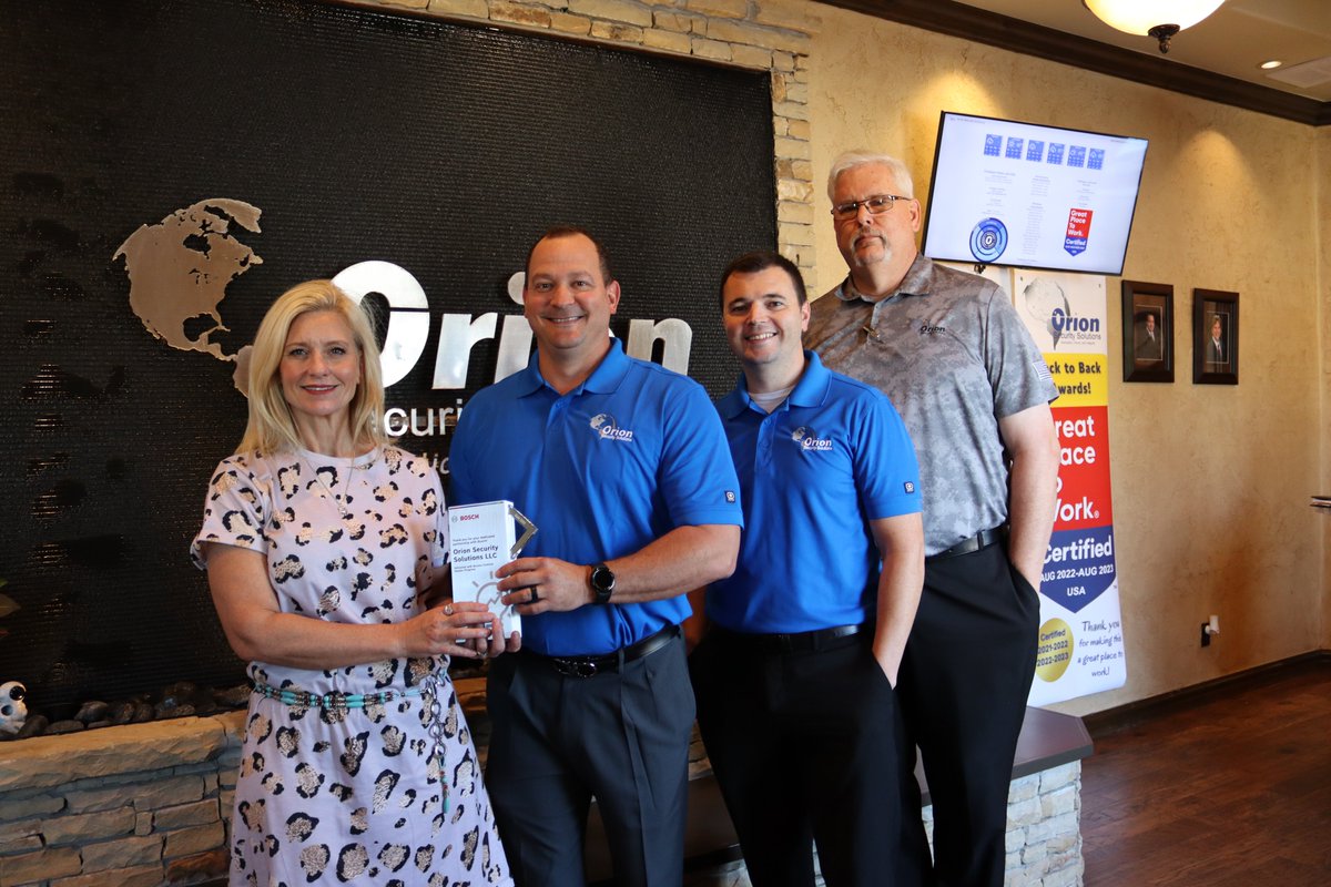 We're thrilled to announce that we've been honored with the prestigious Gold Partner of 2022 award from @BoschSecurity. Our close collaboration has enabled us to serve our customers better, and we're grateful for the opportunity to continue working together for years to come.