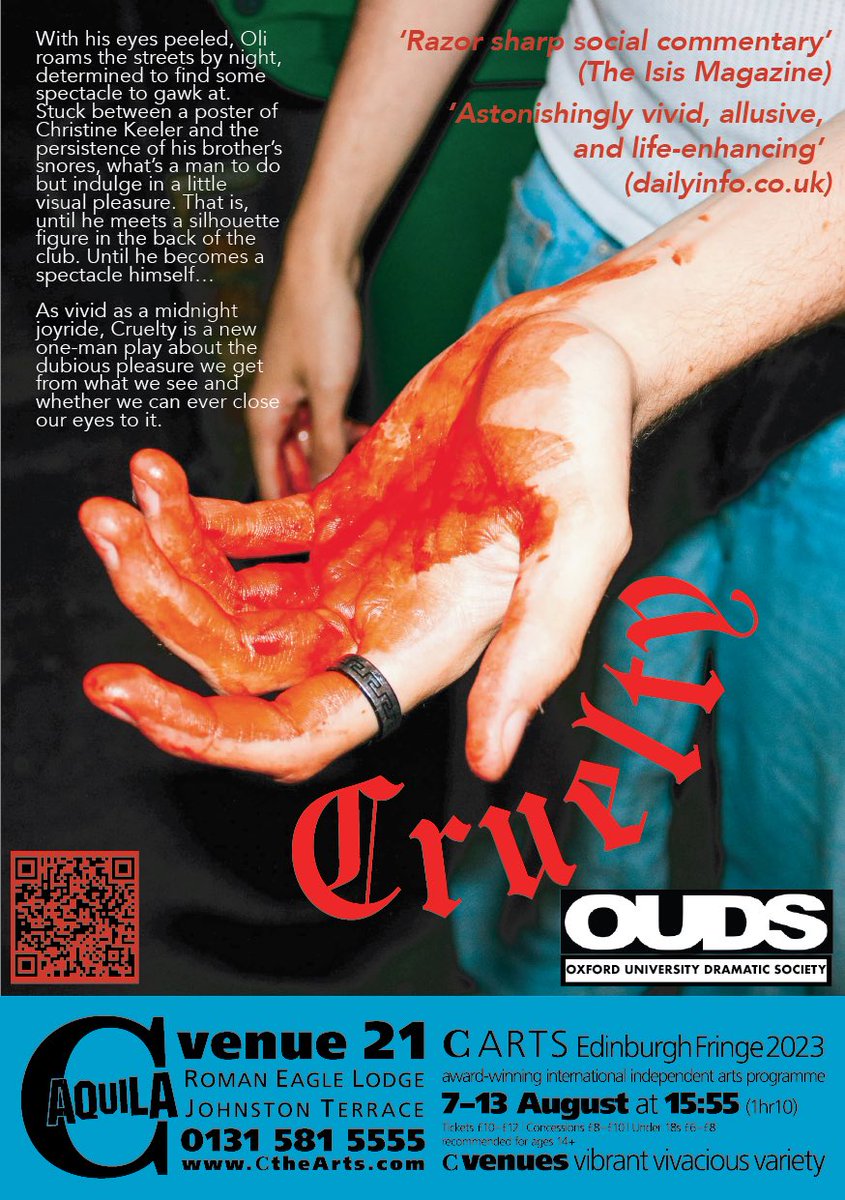 Cruelty @EdFringe tweet media