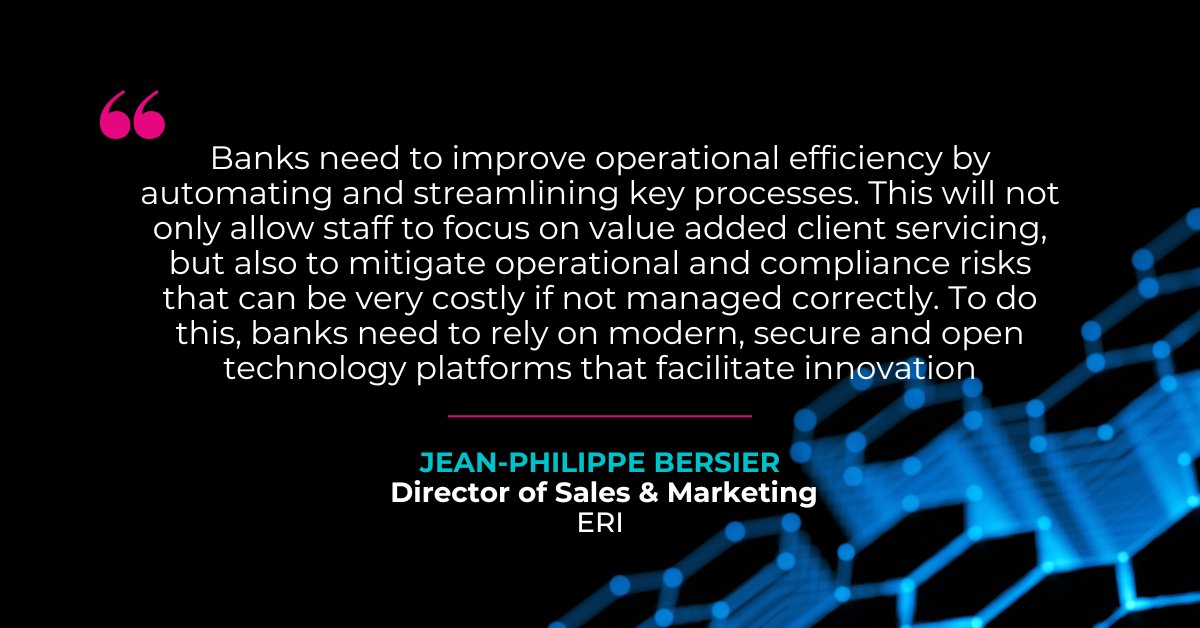 ERIbankingtech's tweet image. Read the interview of @PhilippeBersier for #WealthTech100, The Director of Sales &amp;amp; Marketing at ERI gives an insight on how the company has established itself as a driver of growth for banking &amp;amp; financial institutions over the years.

olympicbankingsystem.com/en/growth-for-…

#Bankingtechnology