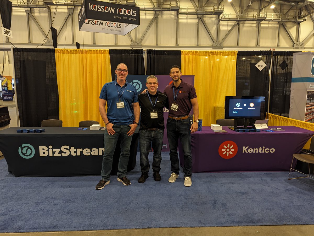 TeamBizStream's tweet photo. We're at the 2023 Advanced Manufacturing Expo today and tomorrow with @Kentico! Swing by booth 1116 and meet our team. Exciting things are happening!

#AdvancedManufacturingExpo #AdvancedManufacturing #DXP #Kentico https://t.co/rIwuHwPi7q
