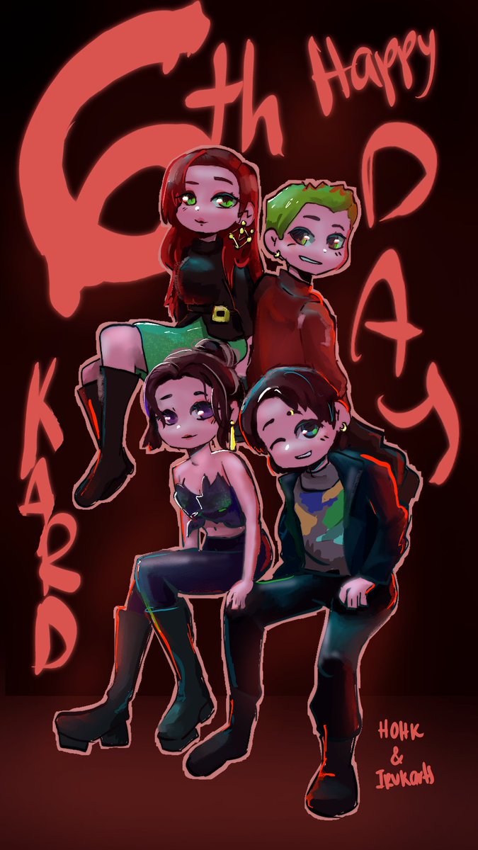 HO_HiddenKARDs's tweet photo. Hiddens! We're a little bit behind but we've changed our layout to fit #KARD ICKY and to celebrate 6 years with @KARD_Official @_bigmatthewww
@jeonjiwoo1004

@Iruka_GD MADE this amazing piece of fanart! (And our pfp)
Download the HD version through the link in the comment below. https://t.co/r6yMqwgQYq