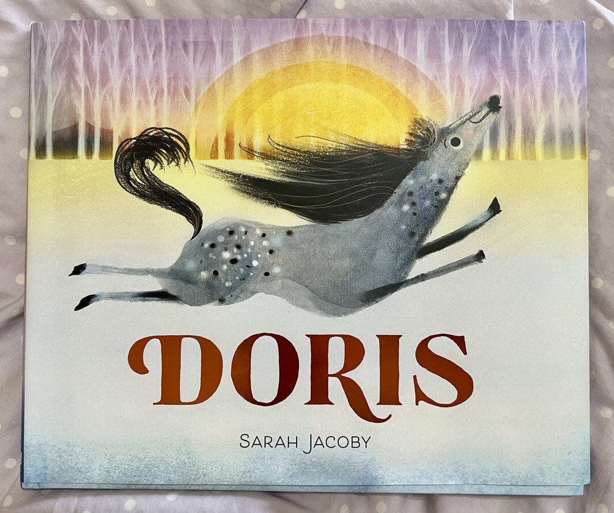 kmoorebooks's tweet photo. Meet DORIS!🐴🌅✨She dances to her own tune &amp; will make your “heart twirl.”💕💖

A breathtaking #picturebook by #SarahJacoby that encourages readers to “clip-clop” as their true selves, by showing us how liberating that can be.

I love this one!💗 

📚perfect for #back_to_school https://t.co/Lv5zzTgaTH