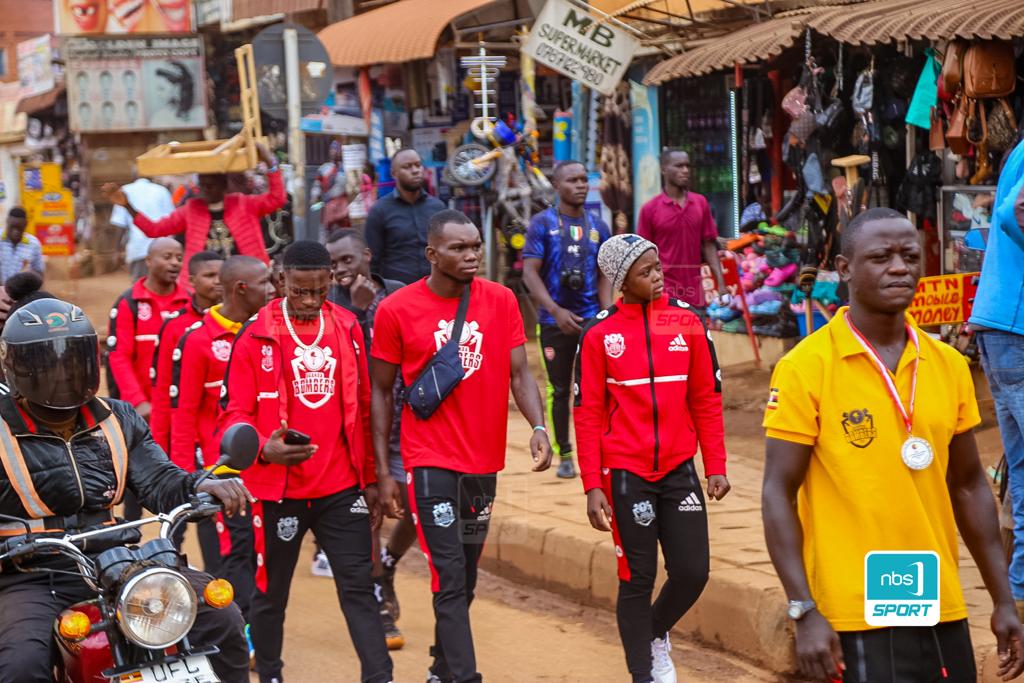 collincanpara1's tweet photo. Today, a wave of jubilation and festivity swept through Kyamys, Bwaise, as the community embraced the triumph of the boxers at the #AFBC2023.
#TujaTuja | #UBCL https://t.co/cYJjDakLoM