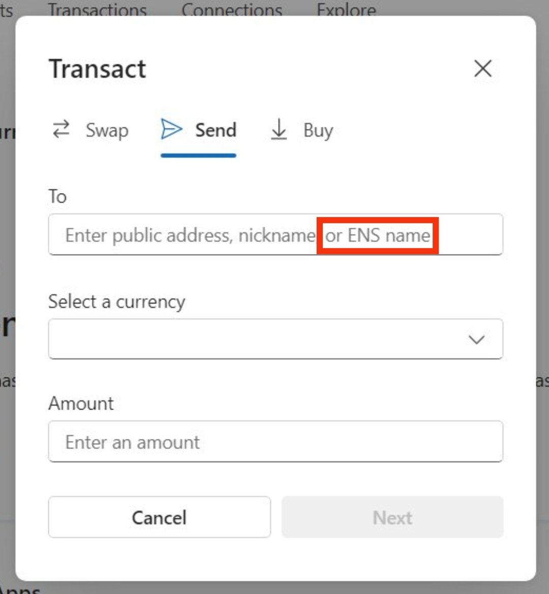 Dyor_0x's tweet photo. Reminder that Microsoft will have ENS integrated in their crypto wallet https://t.co/AGGiM1p3E0