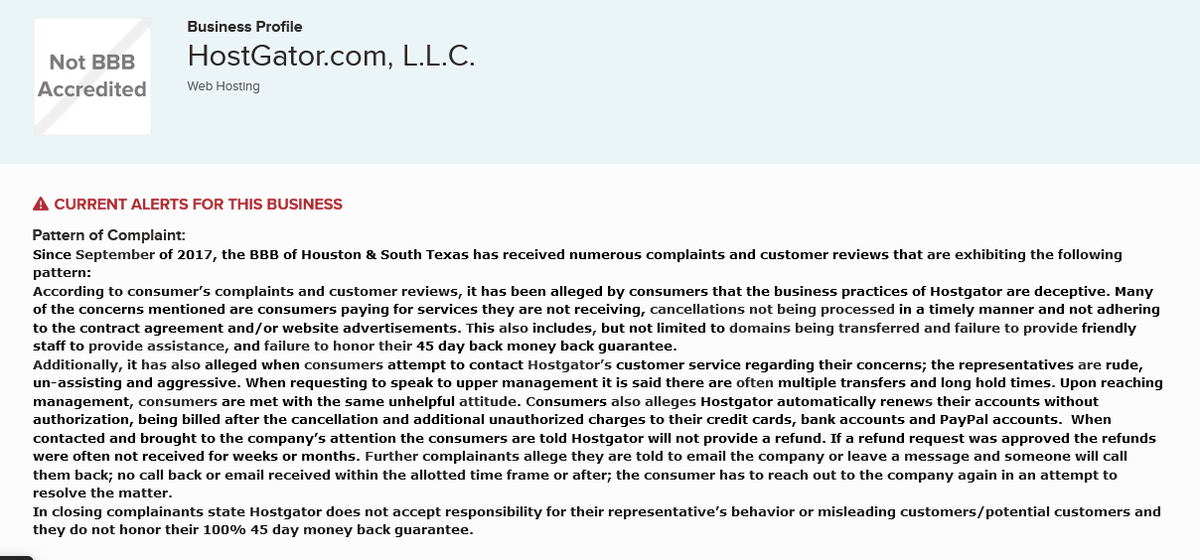 rtantalo's tweet photo. @HostGator The incompetence continues.  We are going on the the third week of being without email which was going to be fixed in 24 hours from the beginning.  All I can say is STAY AWAY FROM HOST GATOR.  If I had seen this warning before I would not have used them.  Watch out!!! https://t.co/Jm29G728Bg