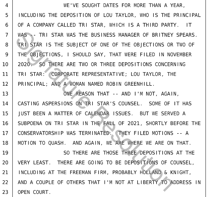 BritneyTheStan's tweet photo. BREAKING: "Boss girl" Lou Taylor has still not sat down for her deposition. #JusticeForBritney https://t.co/8MXXuwlh6P