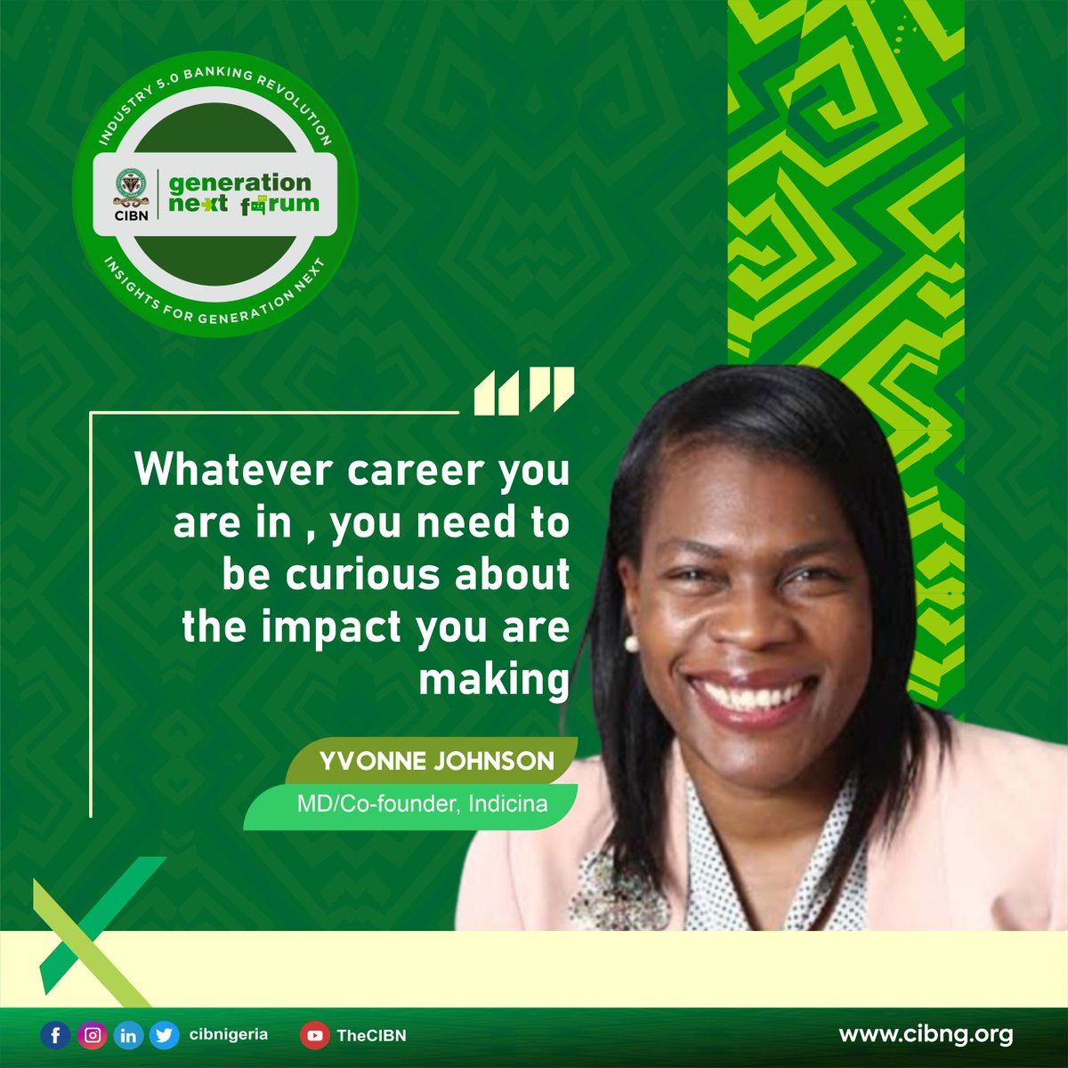 Excerpt from the maiden edition of the CIBN Generation Next Forum with the theme; "Industry 5.0 Banking Revolution: Insights for Generation Next which was held on Thursday August 3, 2023,  at Queens Park Events Center, VI, Lagos and virtually.

#CIBNCares
#GenNextForum