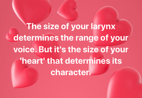 BaxterOnSinging's tweet photo. #singers #singingtechnique #singingtips #singersongwriter #singinglessons #singing #voicelessons #vocaltraining #vocaltechnique #vocaltherapy #vocalizing https://t.co/LMsyjH86e0