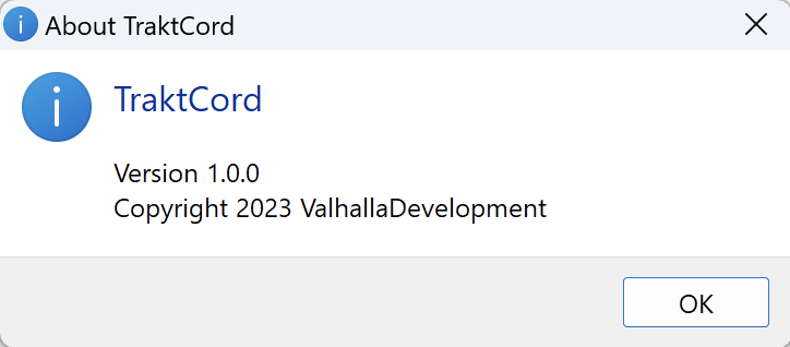RagnarVR's tweet photo. Looking to enhance the presentation of my #TraktCord app's "About" menu. It's sleek on Mac, but lacks appeal on Windows. Open to suggestions for a more polished appearance! #UIImprovements #ElectronDevelopment https://t.co/JPgoHNDCr9
