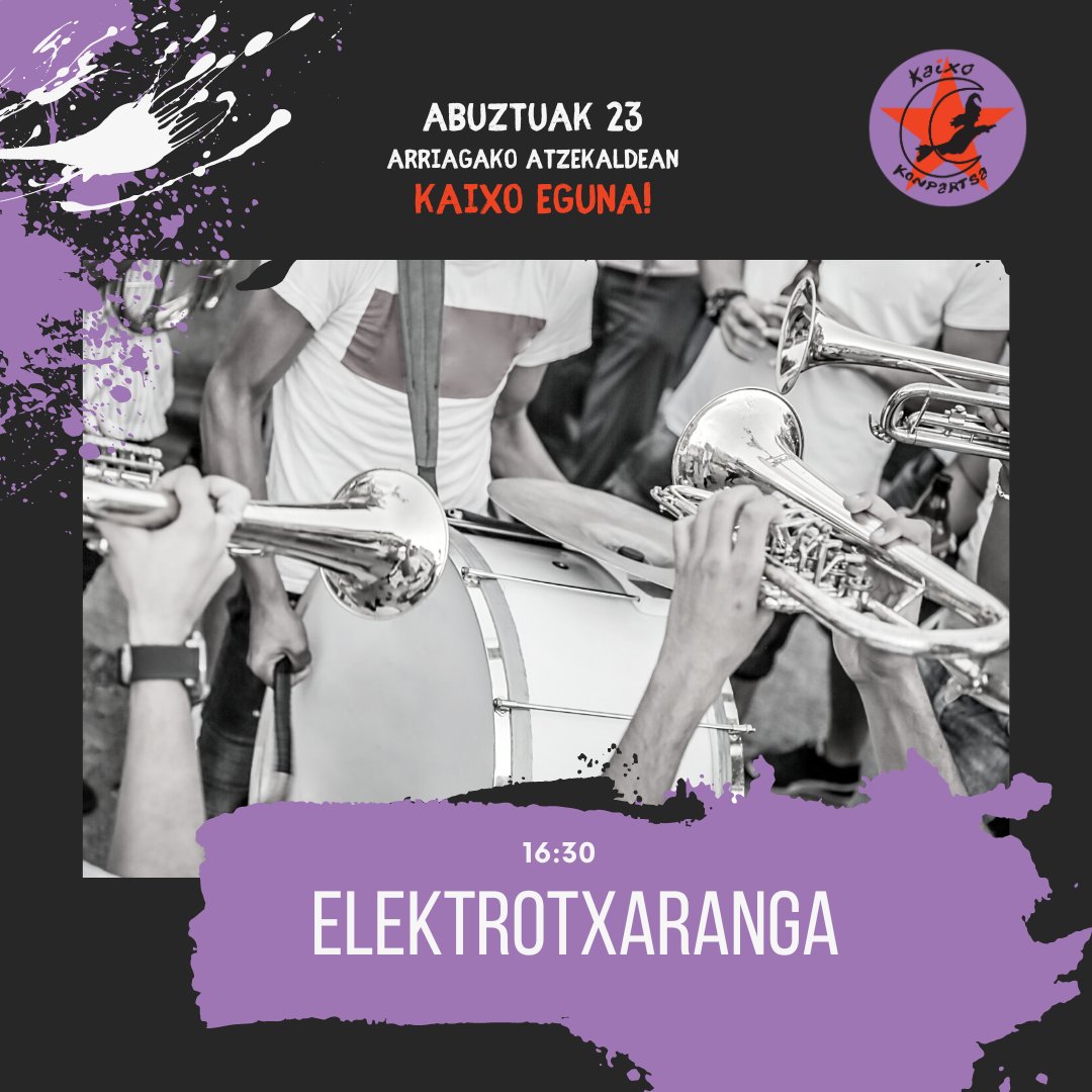 Kaixogazteak's tweet photo. Eta bazkalostean... Elektrotxaranga Atzekaldetik hasita!
📅 Asteaskena 23 - Kaixo Eguna!
⏰ 16:30
#AsteNagusia23 #ElkarlanUholdea #bilbokokonpartsak #Badatormarijaia #kaixokonpartsa #arriagakoatzekaldea #Atzekalde https://t.co/KPtkZjCUv1