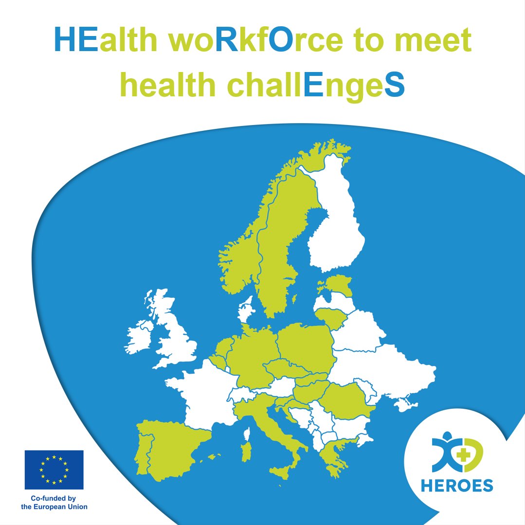 This is us! The HEROES countries. 💙 Belgium-Croatia-Czechia-Estonia-Germany-Greece-Hungary-Italy-Lithuania-Malta-Netherlands-Norway-Poland-Portugal-Romania-Slovakia-Slovenia-Spain-Sweden 🏥 Together we are stronger! 💪 🇪🇺 #EU4Health #HealthUnion 🇪🇺 @EU_Health @EU_HaDEA