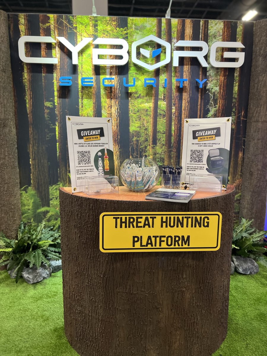 CyborgSecInc's tweet photo. Cyborg Security is gearing up for fantastic #BlackHat! Join us at Booth #2817 as we take threat hunting to a new level. Swing by our neck of the woods to join in on: Engaging Discussions, Exclusive Swag and Giveaways, Live Demos, and a Special Happy Hour! https://t.co/onOU7GjBCj