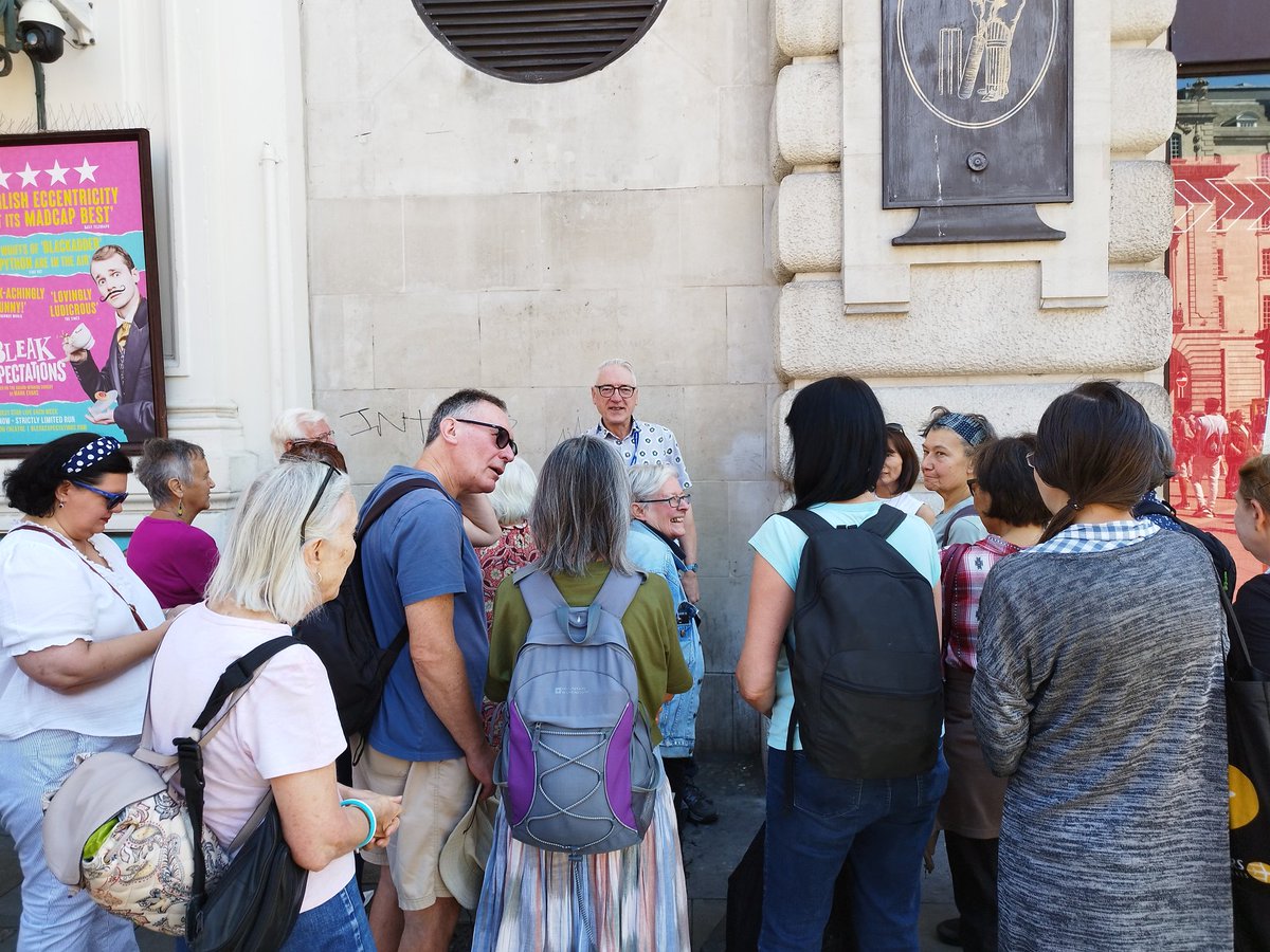 Just starting my walk on West End cinema heritage organised by @WminsterGuides for #insideout festival promoted by @CityWestminster