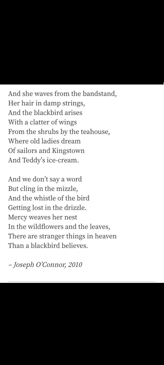 carolmon's tweet photo. Joseph O'Connor's poem for Sinead 💜

https://t.co/PiTnzLNOjR https://t.co/smOKjf6uuK