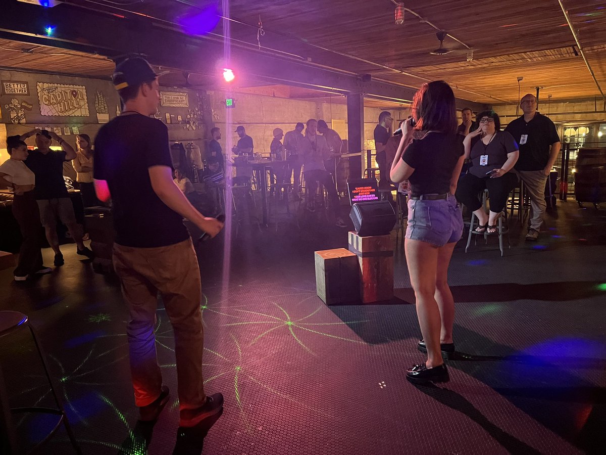crtr0's tweet photo. #SeattleJSConf 2023 is a wrap!
Thanks to my family, my friends and the whole Seattle JS & web community for making this such an amazing event! โค๏ธ
Oh, and see you all in June 2024 for @CascadiaJS 2024! ๐ค https://t.co/wueL2jszOV