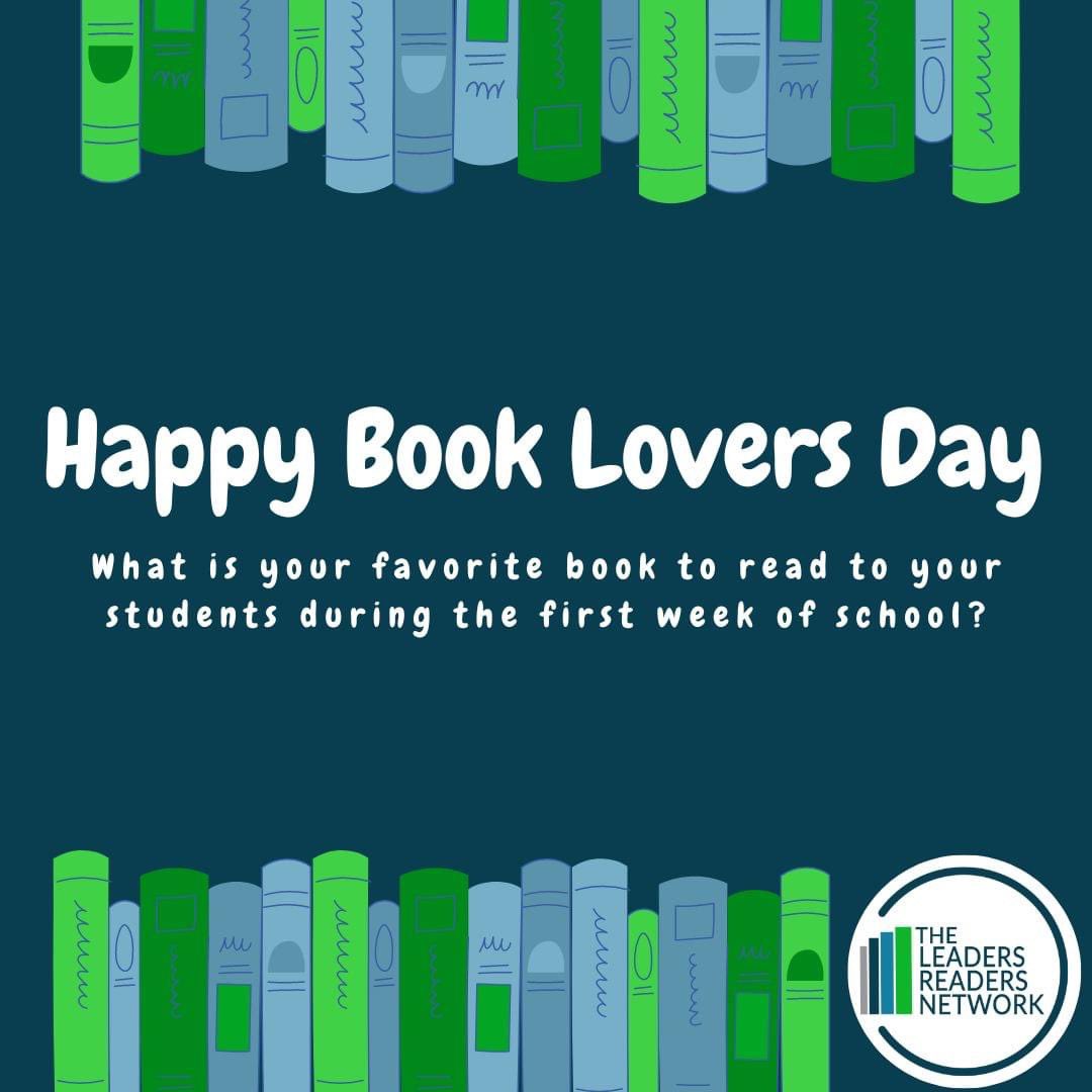 Happy Book Lovers Day! We would love to hear what books you love to read aloud to your students the first week of school. 

Reply and tag a few teacher friends to celebrate #BookLoversDay! 

#LeadersReaders #Edchat #BookLovers #TexasTeachers #Educators