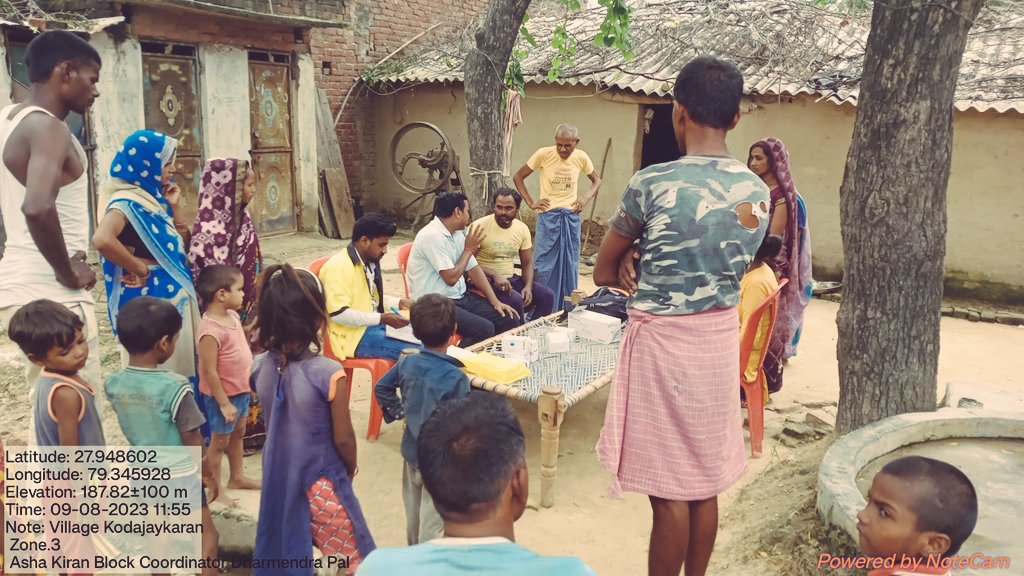 Today Embed Miaun organized a Joint Malaria Blood Test Health Camp in the affected village with the support of Vill Head,MI and CHO.Three positive patients were found during blood test, we found all negative. 27 people from the #community participate Vill kodajaykaran <a href="/Ani212215/">Anirudh Singh</a>