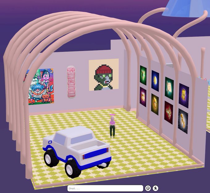 DarknessPixie 🧚‍♀️ - 2 pic. Find me and my room in the @3rd_land Metaverse!🌐 Pssst I'm DarknessPixie 🧚‍♀️ https://t.co/cmlLFU9Qm6