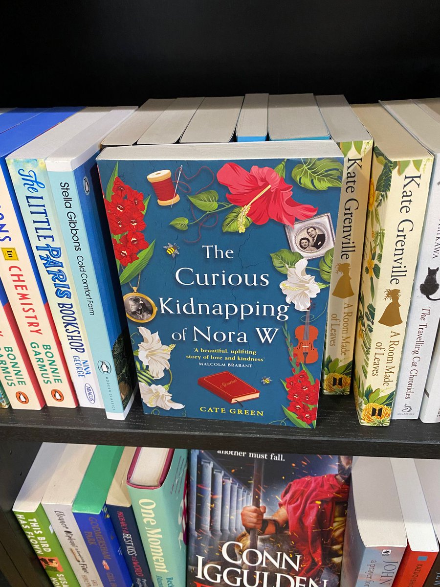 saracategreen's tweet photo. Such a thrill to see my debut #TheCuriousKidnappingofNoraW in so many of the bookshops in Bucks/Beds/Herts where I grew up. Thanks to the local #TeamNora for helping spread the word. Support your local indie - #NoraW is available to order on Hive: 
https://t.co/DdQD6QoS31 https://t.co/aY1fTY7MiO