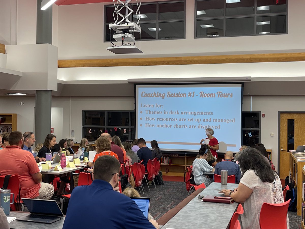 First day of New Teacher Orientation, excited to have all these great teachers join the GCS family.