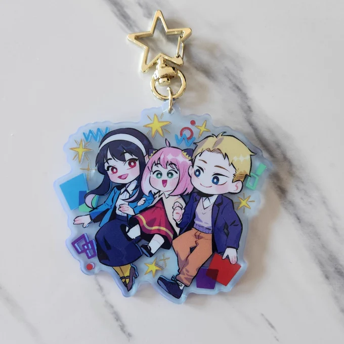 New keychains have arrived  I will selI these in Otakuthon first. They will be updated on my sh0p in Sep~